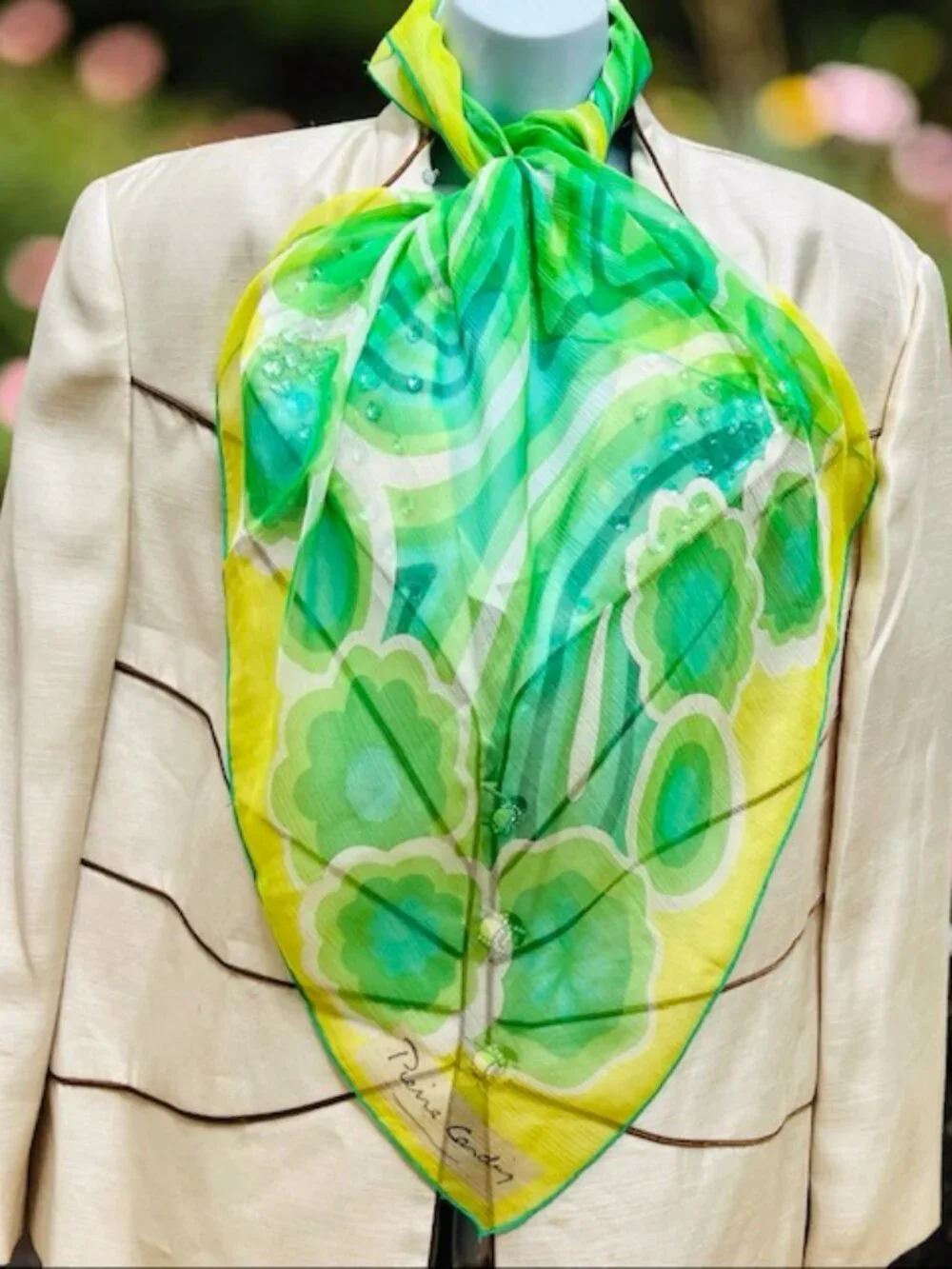 Pierre Cardin Paris + Other silk  Chiffon  scarf 30